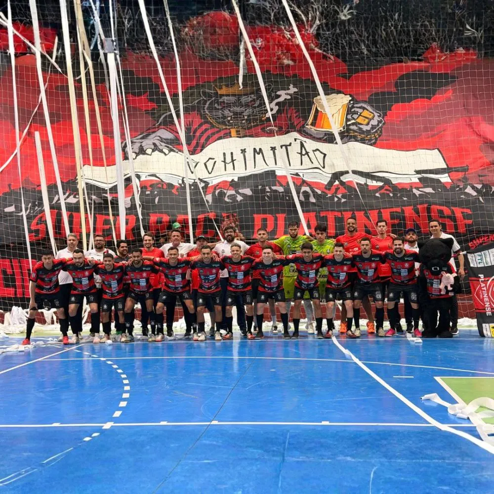 Platinense Futsal empata por 4 a 4 com Goioerê e é desclassificada da Série Bronze